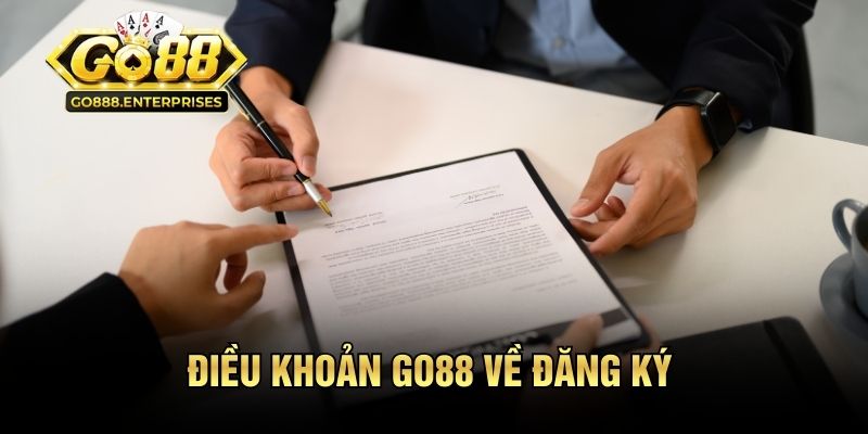 Điều khoản GO88 về đăng ký tài khoản